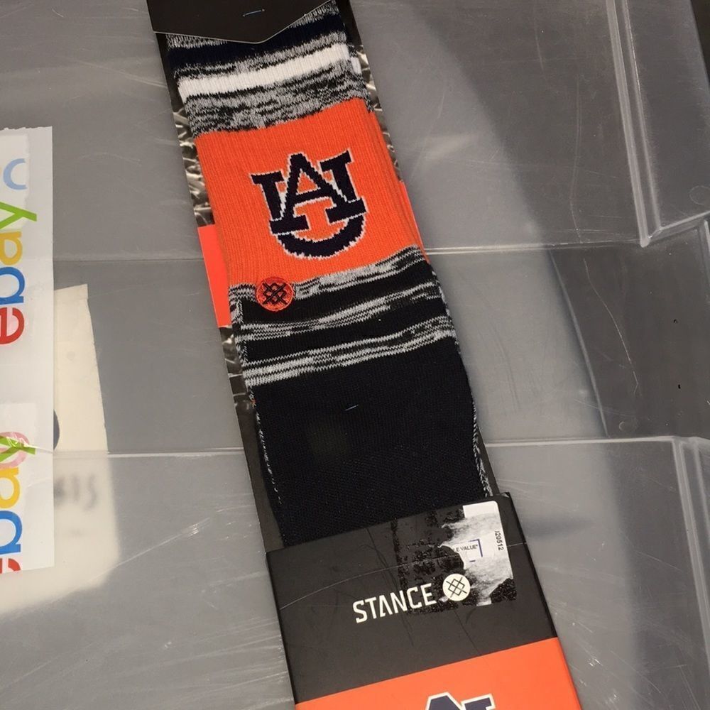 AuburnΒ Tigers Stance Varsity menβsβsocksβ-Mβ6-8.5